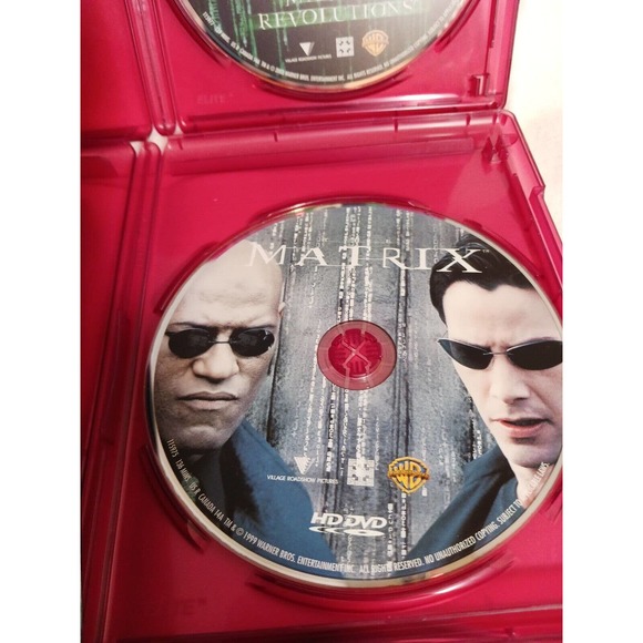 The Complete Matrix Trilogy 3 DVDS (HD-DVD, 3-Disc Set) - Picture 7 of 12